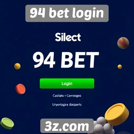 Acesso e navegação no site 94 bet login